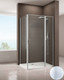 Миниатюра изображения товара Душевой уголок Allen Brau Priority 90x90 / 269518 (серебро браш)