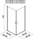Миниатюра изображения товара Душевой уголок Aquanet Cinetic 80x90 / 254235