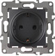 Миниатюра изображения товара Розетка ЭРА Schuko 12-2102-05 / Б0014691 (антрацит)