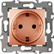 Миниатюра изображения товара Розетка ЭРА Schuko 12-2102-14 / Б0019325 (медь)
