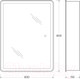 Миниатюра изображения товара Шкаф с зеркалом для ванной BelBagno SPC-MAR-600/800-1A-LED-TCH