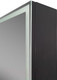 Миниатюра изображения товара Шкаф с зеркалом для ванной Континент Mirror Box Black Led 60х80