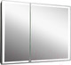 Миниатюра изображения товара Шкаф с зеркалом для ванной Континент Mirror Box Black Led 100x80