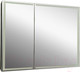 Миниатюра изображения товара Шкаф с зеркалом для ванной Континент Mirror Box Black Led 100x80