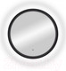 Миниатюра изображения товара Зеркало Континент Planet Black Led D 80 (с бесконтактным сенсором)