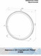 Миниатюра изображения товара Зеркало Континент Planet White Led D 100 (с бесконтактным сенсором)