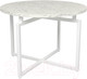 Миниатюра изображения товара Журнальный столик Дабер 009 / СЖ9.0.1.13 (белый/мрамор белый)