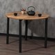 Миниатюра изображения товара Обеденный стол Millwood Далис 2 (дуб табачный Craft/металл черный)