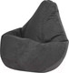 Миниатюра изображения товара Бескаркасное кресло DreamBag 5023711 (велюр, графит)