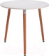 Миниатюра изображения товара Обеденный стол Tetchair Mars 80x80x75 (белый/натуральный)