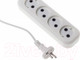 Миниатюра изображения товара Сетевой фильтр Buro BU-PSL4.5/W (5м, 4 розетки, белый)