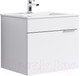 Миниатюра изображения товара Тумба с умывальником Aqwella Quadro 60 / Br.01.06/1/W