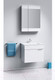 Миниатюра изображения товара Тумба с умывальником Aqwella Quadro 60 / Br.01.06/1/W