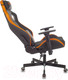 Миниатюра изображения товара Кресло геймерское Бюрократ Knight Outrider (черный/оранжевый ромбик экокожа)