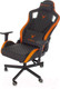 Миниатюра изображения товара Кресло геймерское Бюрократ Knight Outrider (черный/оранжевый ромбик экокожа)