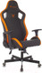 Миниатюра изображения товара Кресло геймерское Бюрократ Knight Outrider (черный/оранжевый ромбик экокожа)
