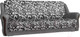 Миниатюра изображения товара Комплект мягкой мебели Асмана Анна-1 (рогожка завиток черный/рогожка серая)