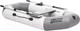 Миниатюра изображения товара Надувная лодка Тонар Бриз 190 с веслами / 5751275 (белый/серый)