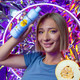 Миниатюра изображения товара Гель для душа Happy Bar Дыня для сияния кожи (370мл)