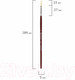 Миниатюра изображения товара Кисть для рисования Brauberg Щетина 4 / 200882 (плоская)