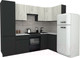 Миниатюра изображения товара Кухонный гарнитур ВерсоМебель Эко-8 1.2x2.7 правая (дуб крафт белый/антрацит/ст.мрамор итальянский)