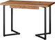 Миниатюра изображения товара Обеденный стол Millwood Лофт Лондон Л 100-140x60x76 (дуб табачный Craft/металл черный)