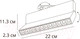 Миниатюра изображения товара Трековый светильник Arte Lamp Flash A4573PL-1BK