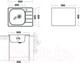 Миниатюра изображения товара Мойка кухонная Ukinox Гранд GRM600.480 GT6K 1R