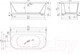 Миниатюра изображения товара Ванна акриловая Abber AB9276