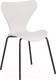 Миниатюра изображения товара Стул Tetchair Jacobsen пластик/металл (белый 018/черный)