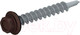 Миниатюра изображения товара Саморез Starfix Кровельный по дереву 4.8x35 шайба с прокл. PT1 / SMC2-44456-200 (200шт, оцинкованный, RAL 8019 серо-коричневый)