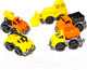 Миниатюра изображения товара Набор игрушечных автомобилей Knopa Вжух на стройке / 86264
