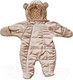 Миниатюра изображения товара Комбинезон прогулочный детский Sofi Тедди / 3025-Б (р.62, бежевый)