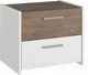 Миниатюра изображения товара Прикроватная тумба Евва Венеция ВН-2S (бодега белый/ясень орландо)