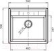 Миниатюра изображения товара Мойка кухонная GranFest Quadro GF-Q561 (черный)