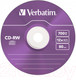 Миниатюра изображения товара Набор дисков CD-RW Verbatim 700мб Slim / 43167 (5шт)