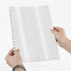Миниатюра изображения товара Обложки для переплета Brauberg А4 250 г/м2 / 530840 (100шт, белый)