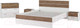 Миниатюра изображения товара Комплект мебели для спальни Евва Венеция 4 (бодега белый/ясень орландо)
