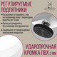 Миниатюра изображения товара Обеденный стол Millwood Женева 3 D раздвижной D110-150x110x76.4 (белый/металл белый)