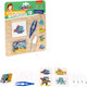 Миниатюра изображения товара Развивающая игра Bondibon Аквамозаика. Подводное путешествие / ВВ5328