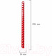 Миниатюра изображения товара Пружины для переплета Brauberg 14мм / 530920 (100шт, красный)