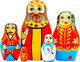 Миниатюра изображения товара Матрешка сувенирная Брестская Фабрика Сувениров В виде персонажей из сказки о Царе Салтане 5160