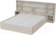 Миниатюра изображения товара Двуспальная кровать Стендмебель Басса КР-552 (дуб крафт белый/дуб крафт серый)