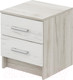 Миниатюра изображения товара Прикроватная тумба Стендмебель Гармония ТБ-601 (дуб крафт белый/дуб крафт серый)