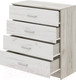Миниатюра изображения товара Комод Стендмебель Гармония КМ-601 (дуб крафт белый/дуб крафт серый)