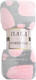 Миниатюра изображения товара Плед TexRepublic Сердечки TF FN F113PI b1520 / 24765 (розовый/серый)