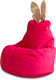 Миниатюра изображения товара Бескаркасное кресло DreamBag Зайчик / 1911801 (малиновый)
