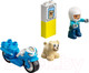 Миниатюра изображения товара Конструктор Lego Duplo Полицейский мотоцикл / 10967