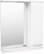 Миниатюра изображения товара Шкаф с зеркалом для ванной Viant Милан 60 / VMIL60-ZSHR