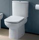 Миниатюра изображения товара Унитаз напольный Roca Dama Senso Compacto A342518000 + 734151B000 + ZRU9000041